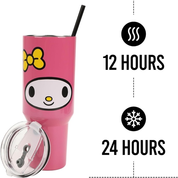 Sanrio My Melody 40z Stainless Steel Tumbler NEW - Picture 2 of 5